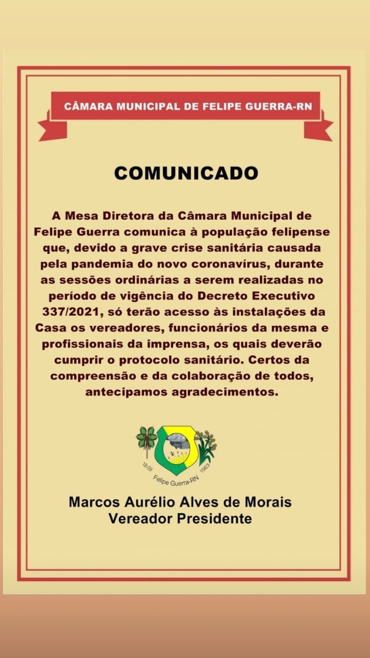 COMUNICADO 
